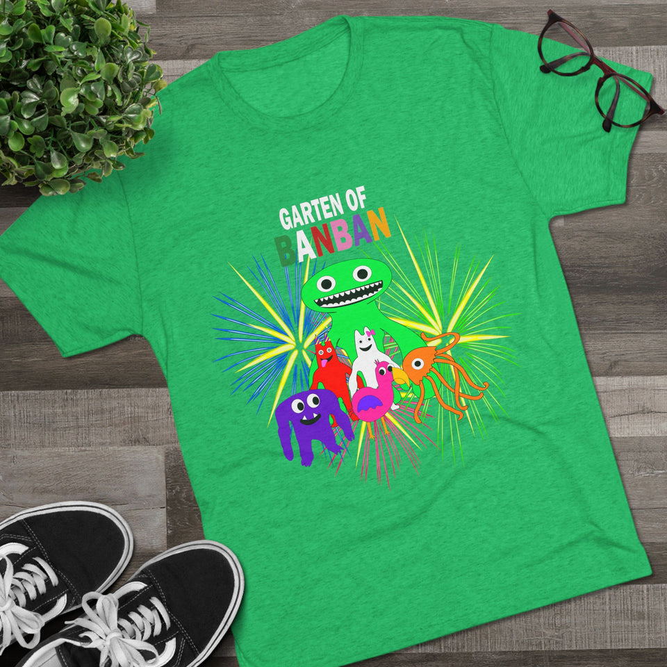 garten of ban ban Unisex Tri-Blend Crew Tee