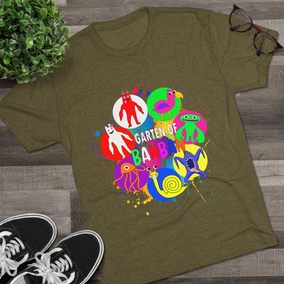 garten of ban ban Unisex Tri-Blend Crew Tee