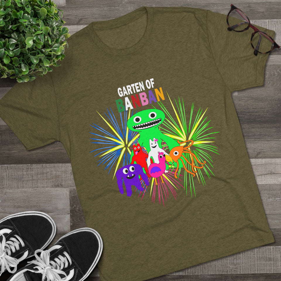 garten of ban ban Unisex Tri-Blend Crew Tee