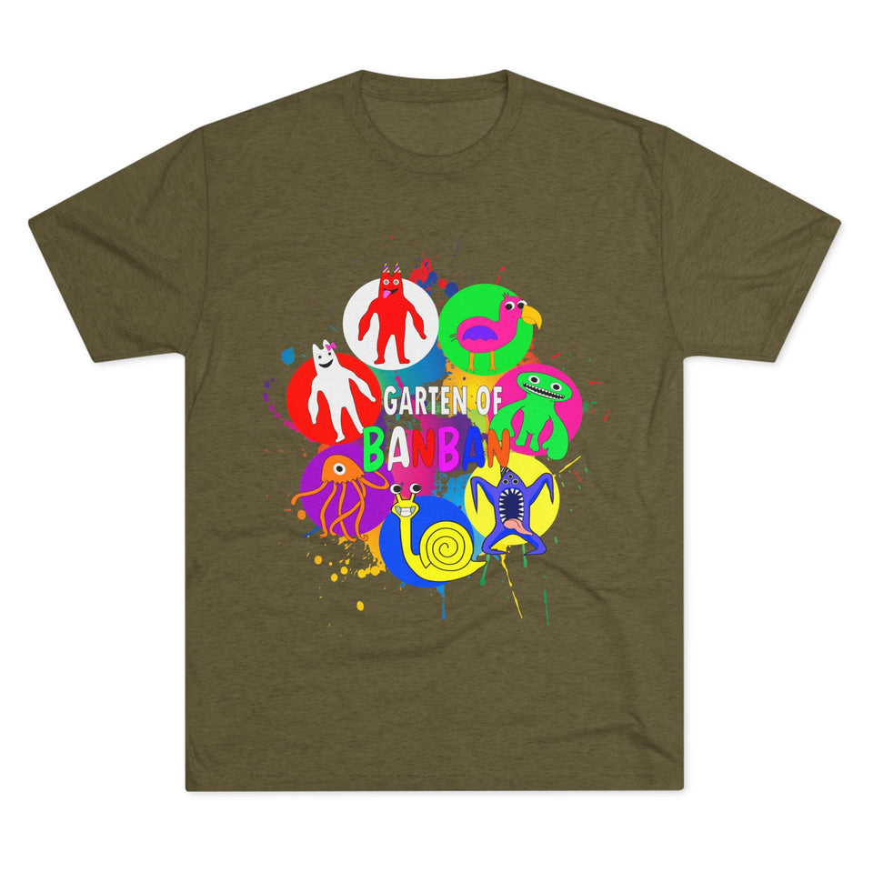 garten of ban ban Unisex Tri-Blend Crew Tee